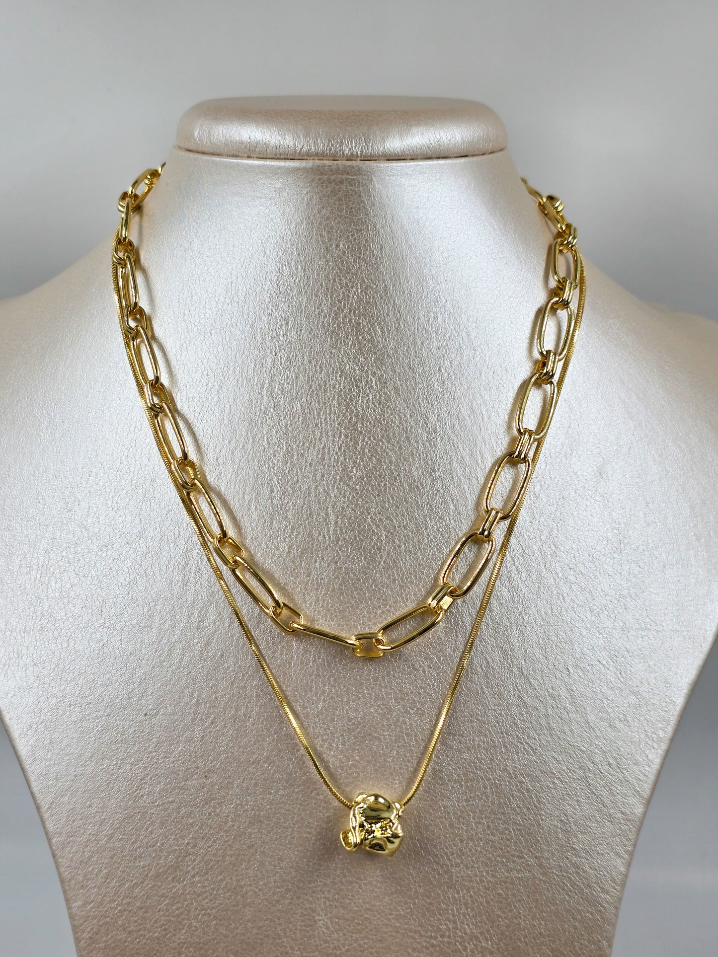Chunky Chain Neckless and Earring Set