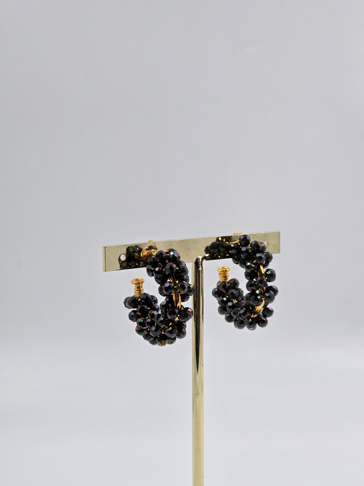 O - Handmade Bloom Hoops Earrings