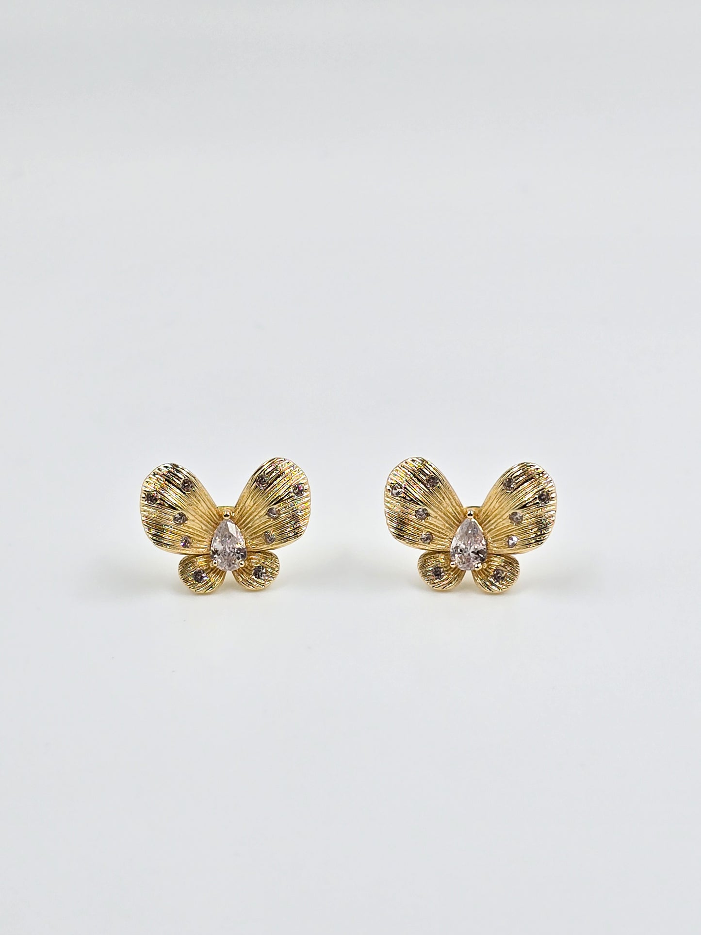 Golden Butterfly Earrings