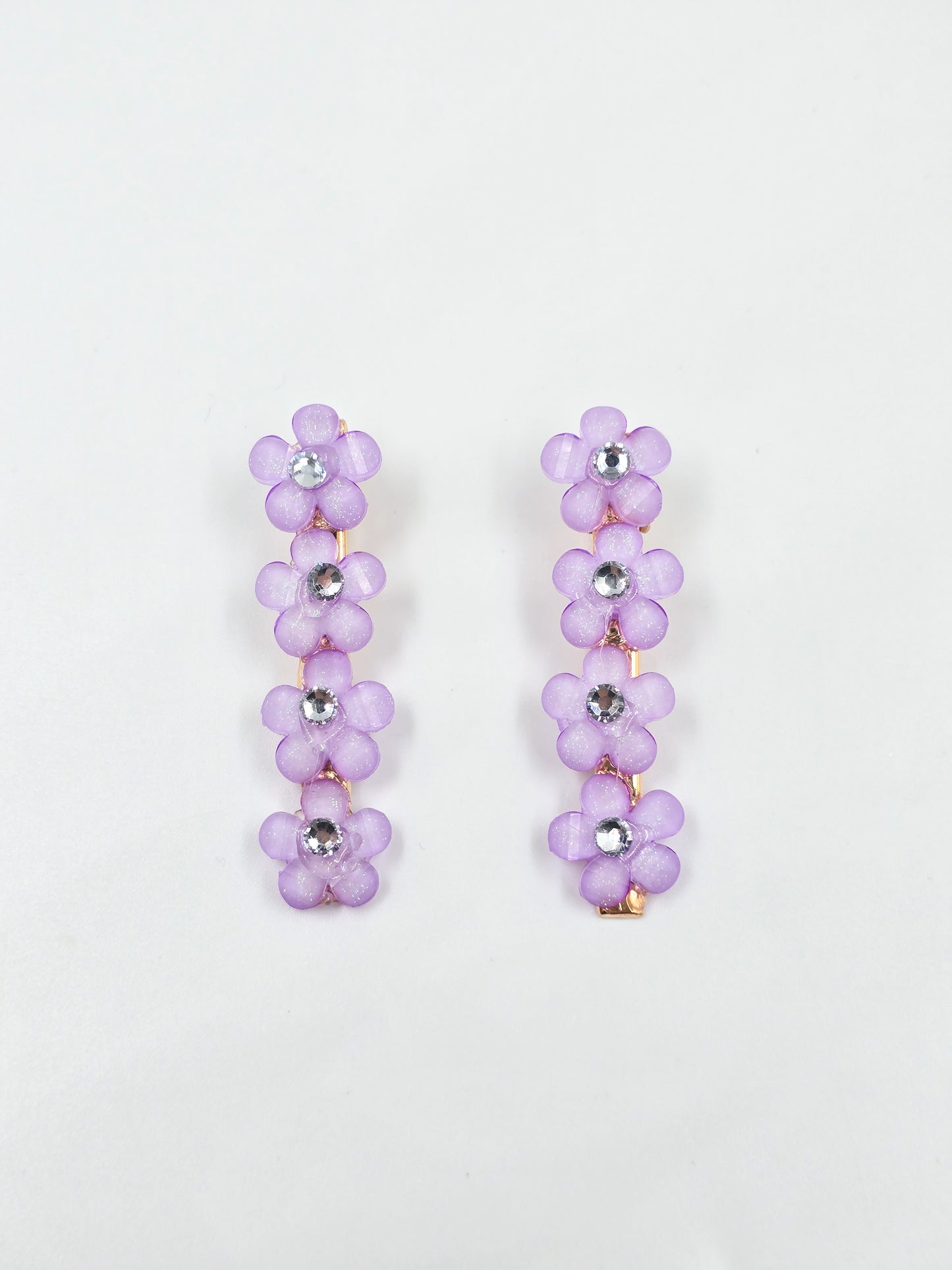 Pair Floral Hair Clip