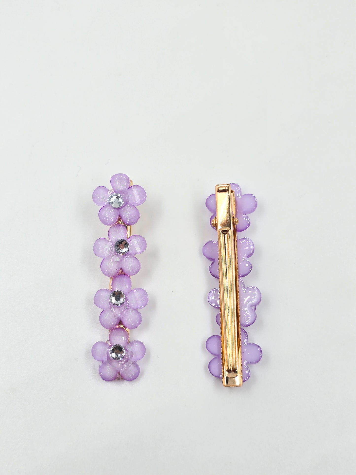 Pair Floral Hair Clip