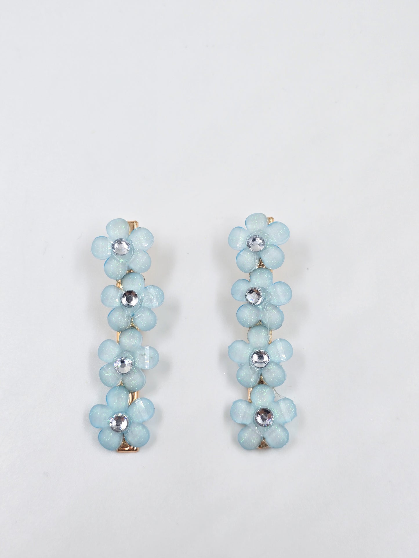 Pair Floral Hair Clip
