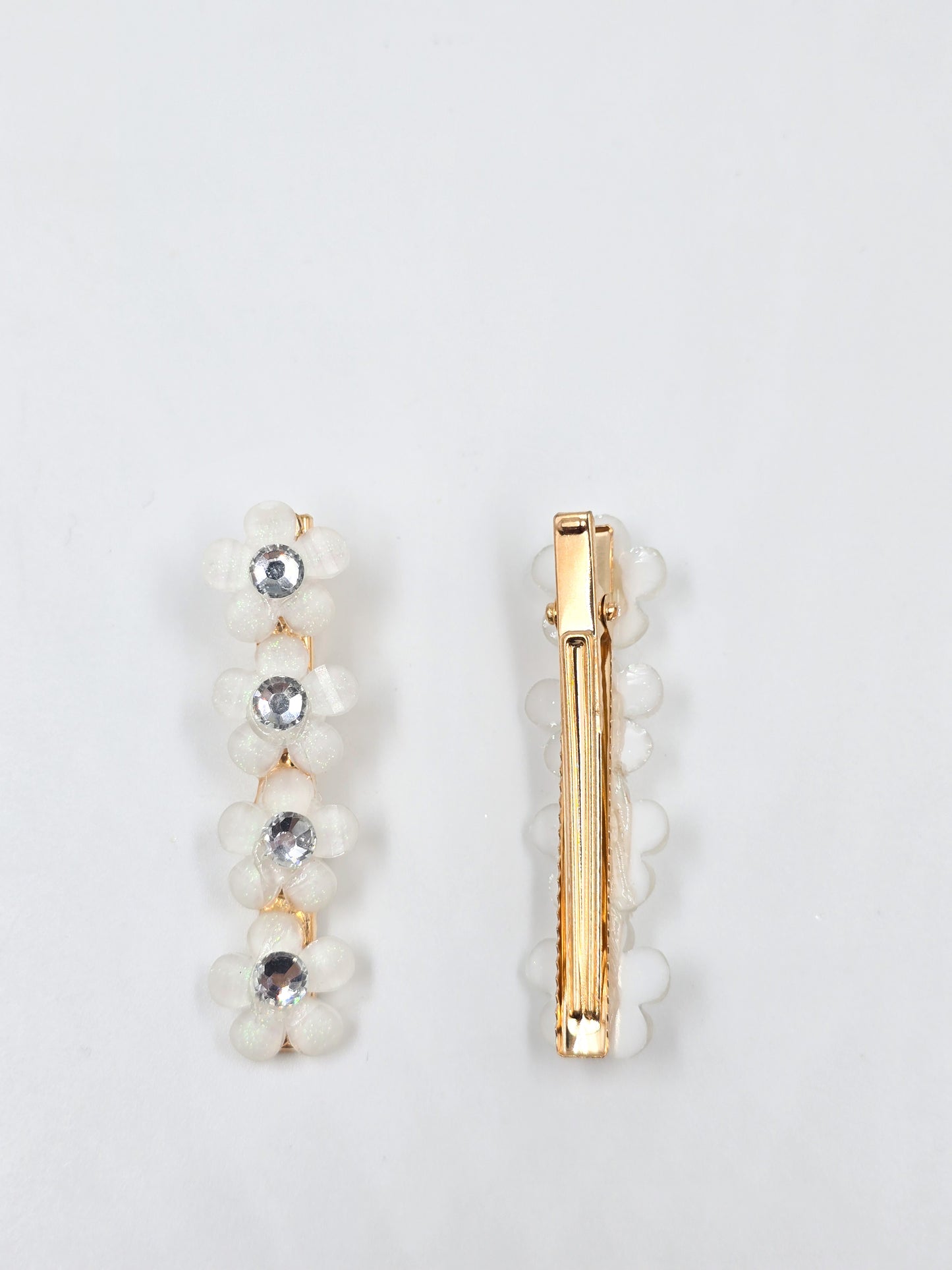 Pair Floral Hair Clip