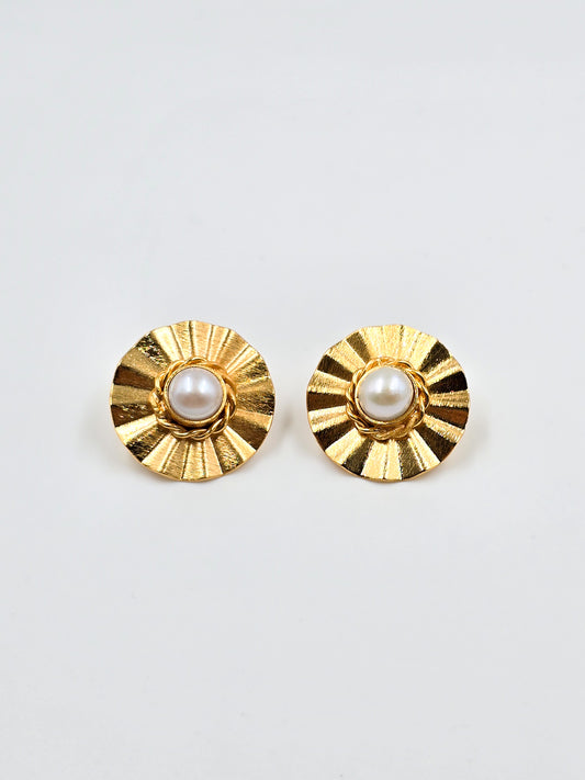 Soleil Pearl Studs Earrings