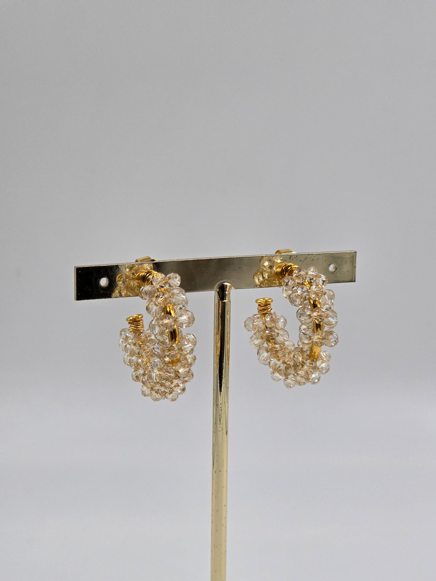 O - Handmade Bloom Hoops Earrings