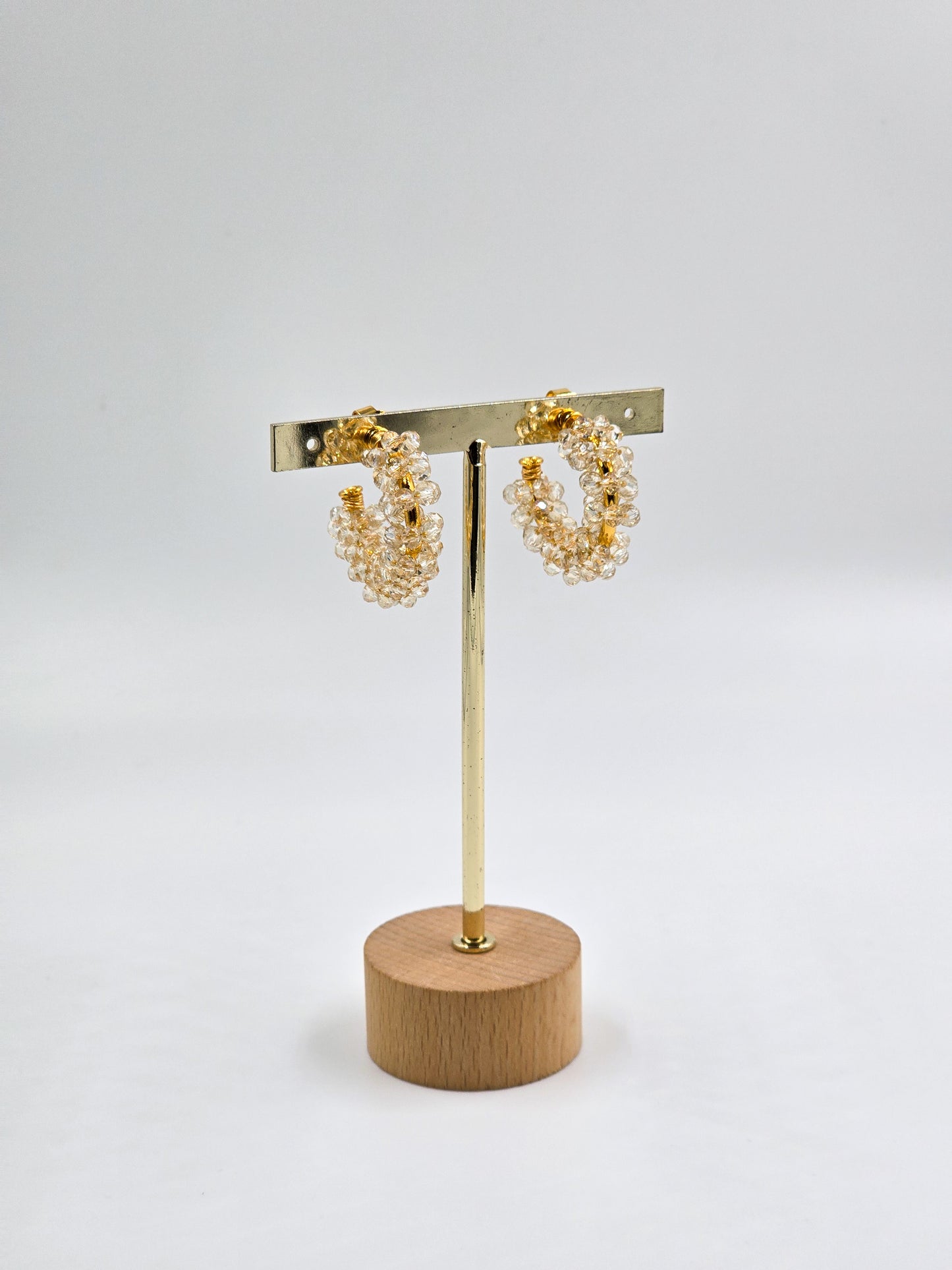 O - Handmade Bloom Hoops Earrings