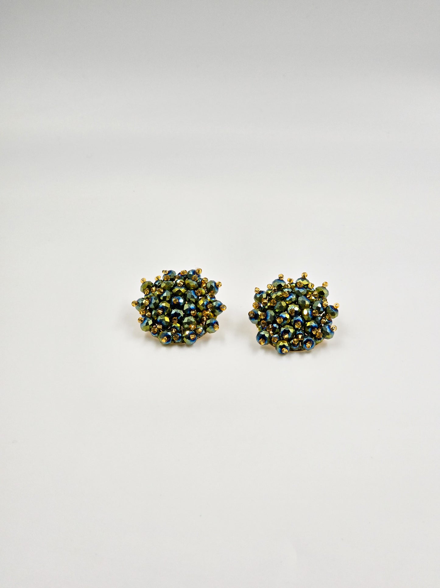 Handmade Crystal Bloom Earrings