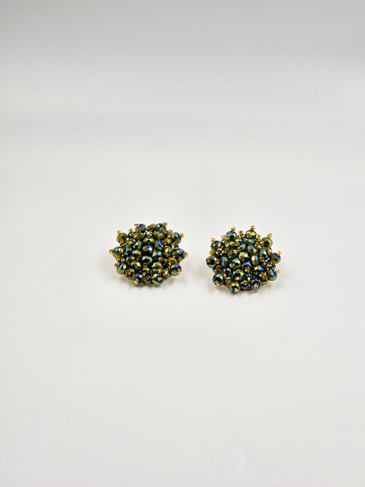 Handmade Crystal Bloom Earrings
