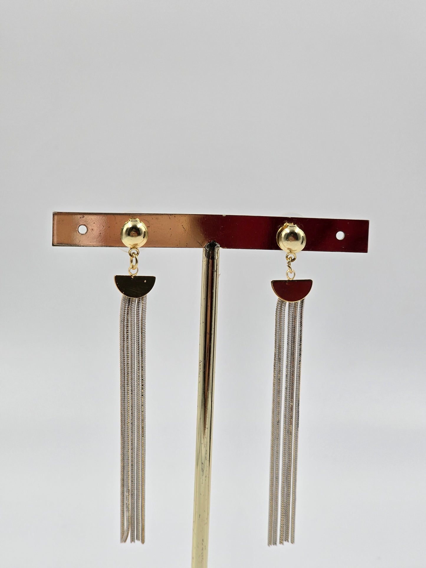 Golden Fringe Earrings
